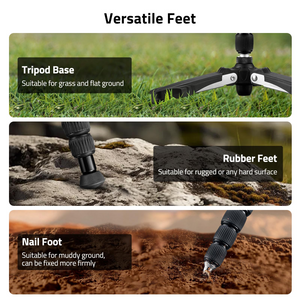 EZshoot Crossbow Rest, suitable for muddy ground can be fixed more firmly in black