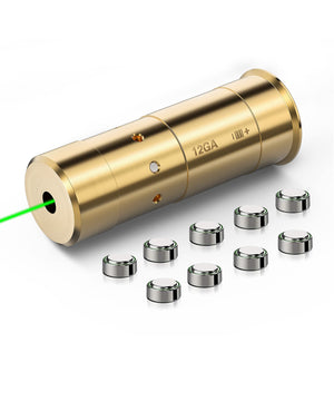 EZshoot Green Laser Bore Sight for 12GA with Batteries