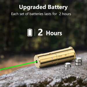 EZshoot Best Bore Sighter with Upgraded Battery - Each Set of Batteries Lasts for 2 Hours