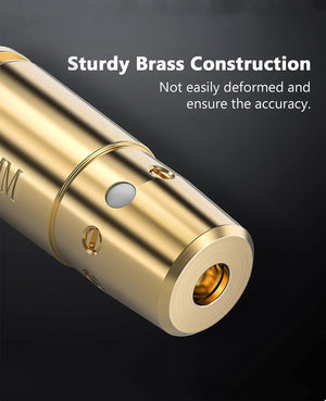 Sturdy Brass Construction of 9mm Laser Bore Sight Best Laser Bore Sighting Tool