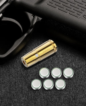 9mm Red Laser Bore Sighter with 6 Batteries Best Laser Bore Sight