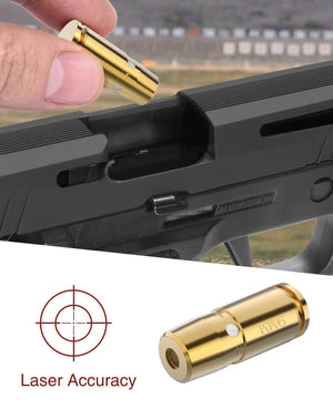 High Laser Accuracy of 9mm Bore Sight for Pistols Best Laser Bore Sighter
