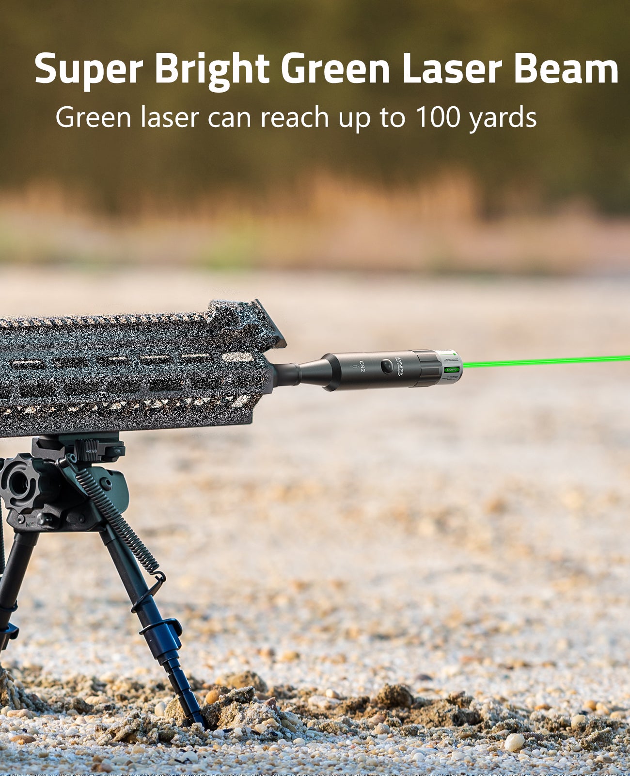 Bore Sighter with Bright Green Laser Beam