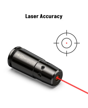 EZshoot Laser Bore Sight for 9mm with High Laser Accuracy