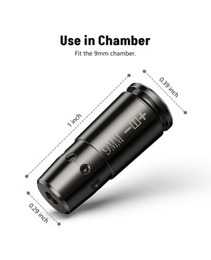 Product Size of EZshoot 9mm Bore Sighter Laser - Fit Well in Chamber