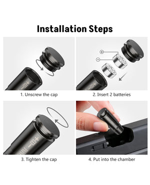 Installation Steps of EZshoot Best Bore Sight Laser for Fast Zeroing and Sighting