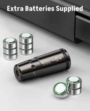 EZshoot Bore Sighting Tool with Extra Batteries Supplied - Long Battery life
