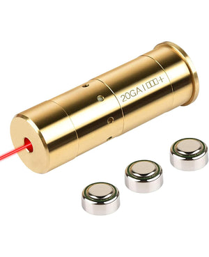 EZshoot Bore Sight Laser 20-Gauge 7.62x54R with Extra Batteries