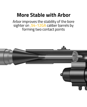 Best Laser Boresighter for .177 to 12GA Caliber is More Stable with Arbor