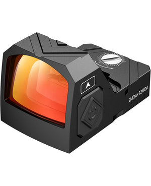 EZshoot Best Red Dot Sight with Parallax Free Reticle - Compatible with RMR Footprint for Glock Pistols
