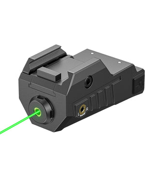 EZshoot Compact Green/ Red Laser Sight for Pistol with Adjustable Slide Rail