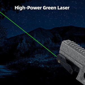 EZshoot Compact Green/ Red Laser Sight for Pistol with Adjustable Slide Rail