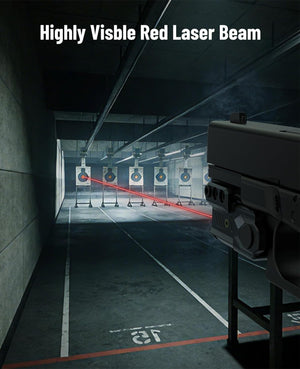 EZshoot Compact Red/Green Laser Sight for Pistol, Rechargeable Low Profile Laser Beam