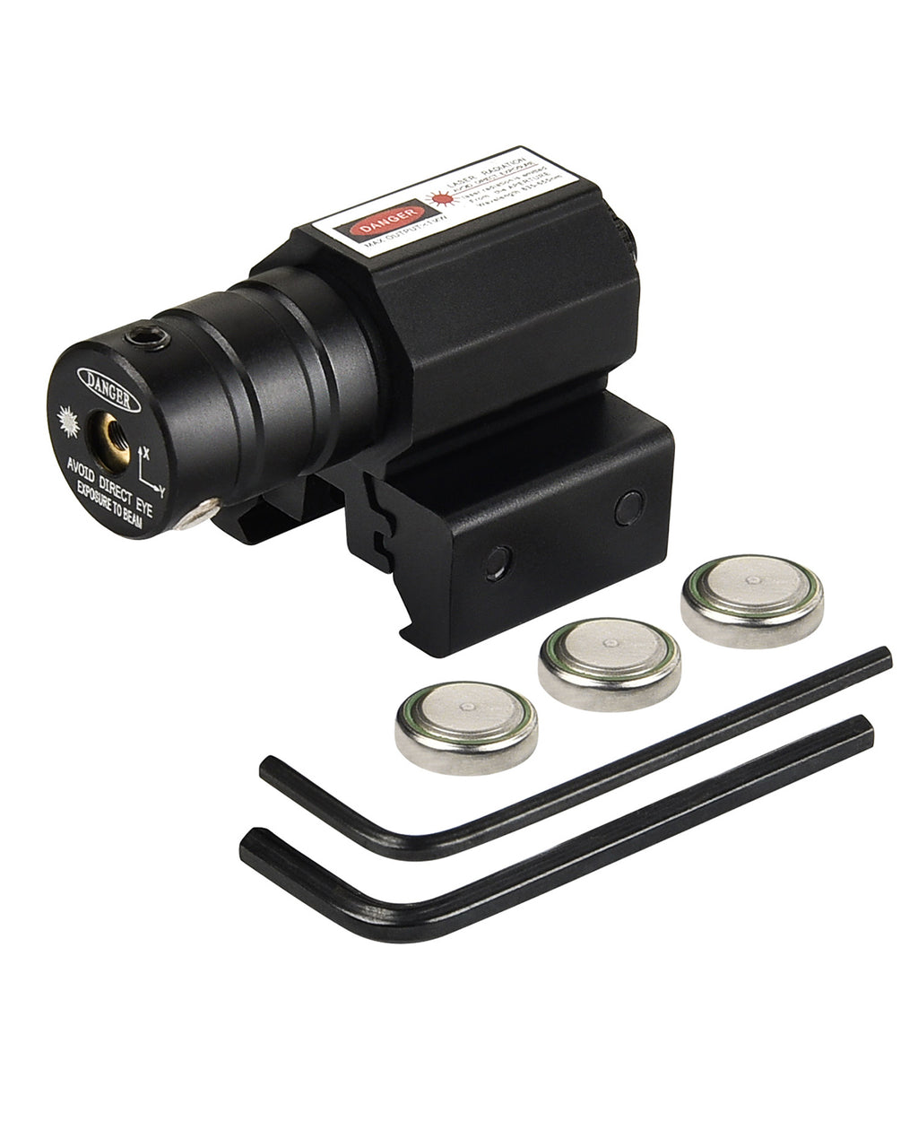 EZshoot Compact Tactical Red Laser Sight with Picatinny Rail Mount for 11mm/21mm Rail