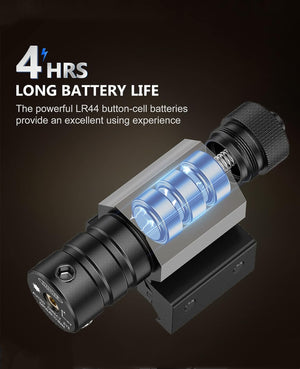 EZshoot Best Red Laser Sight with Long Battery Life for Outdoors