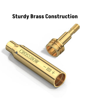 Best Laser Bore Sight with Sturdy Brass Construction for Crossbow Accurate Shooting Bore Sighting Tool