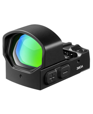 EZshoot 3 MOA Red Dot Sight, 十 in green dot