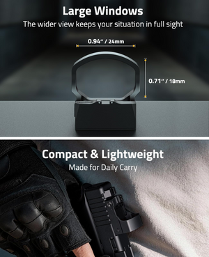 EZshoot Multi Reticle Green Dot Sight, compact & lightweight made for daily carry