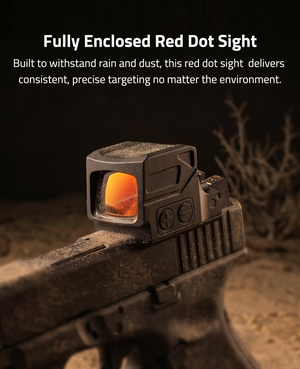 EZshoot Multi Reticle Red Dot Sight, fully enclosed red dot sight