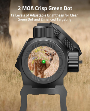 EZshoot Optics Reflex Sights, green dot and enhanced targeting