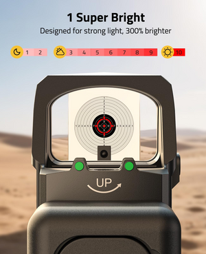 EZshoot ensures your sight, up Red Dot