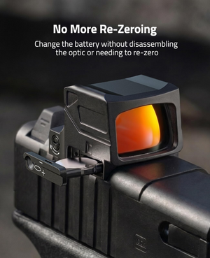 EZshoot Dot Sight, change the battery without disassembling in red dot