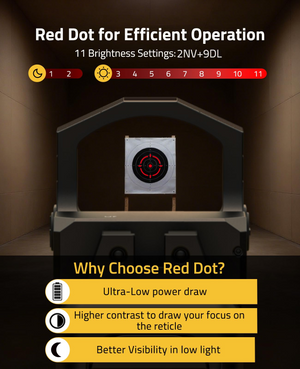 EZshoot 2000G Shockproof Red Dot Sight, red dot for efficient operation