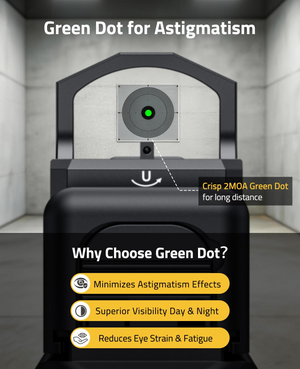 EZshoot Green Dot Sight, for long distance why choose green dot?