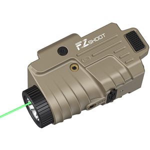 EZshoot Pistol Light Laser Combo Rechargeable, shoot z lir Light with Green Beam