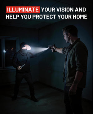 EZshoot Pistol Light, illuminate yourvisionand helpyouprotectyourhome