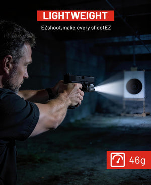 EZshoot handgun light, lightweight make every shootez