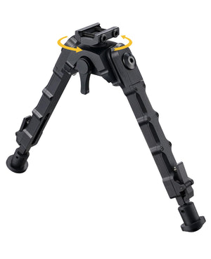EZshoot Best Bipod for AR-15 Rifles with 360 Degrees Swivel Tilt