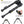 EZshoot Fodable Picatinny Bipod with 5-Speed Height Adjusment