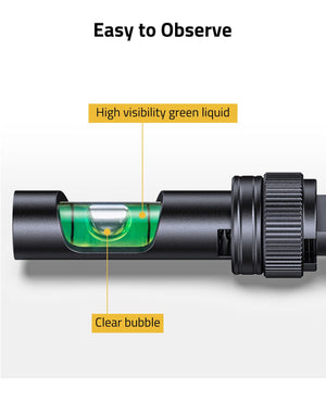 EZshoot Fold Away Scope Leveling Kit Anti-Cant Bubble Level with Picatinny