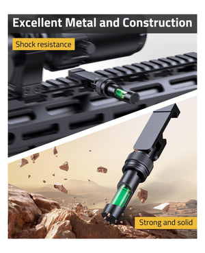 EZshoot Fold Away Scope Leveling Kit Anti-Cant Bubble Level with Picatinny