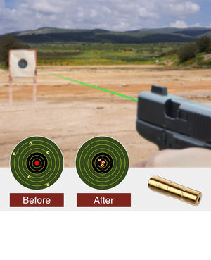 EZshoot 9mm Laser Bore Sighter for Accurate Shooting - Bore Sighting Tool for Pistol