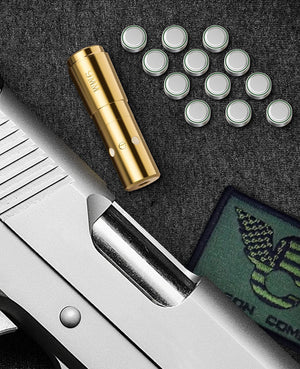 EZshoot Green Laser Bore Sighter with Batteries - Bore Sighting Tool with Long Battery Life