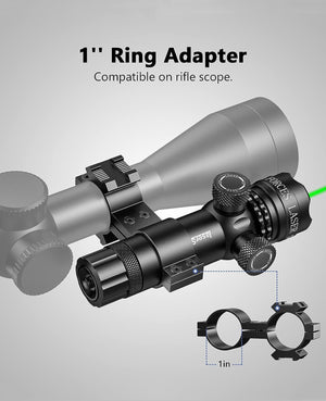 Green Laser Sight Compatible on Rifle Scope