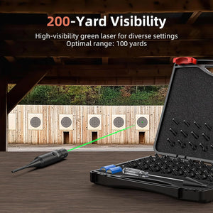 EZshoot Best Laser Bore Sighter with High-visibility Green Laser for Accurate Zero