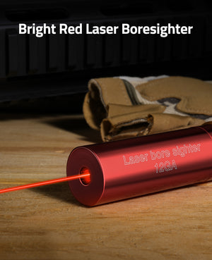 Bright Red Laser Boresighter for Zeroing and Sighting