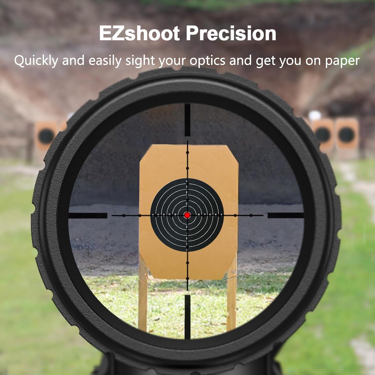 EZshoot Laser Bore Sight Kit, Professional Red Laser Bore Sight with 32 Adapters