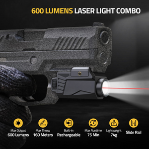 EZshoot light laser, max runtime lightweight slide rail