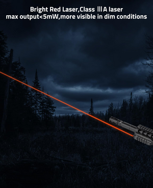 EZshoot Rifle Laser Sight, bright red laser,class ill a laser