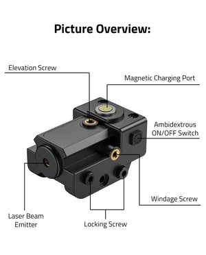 Product Structure of EZshoot Best Laser Sight for Accurate Shooting and Hunting