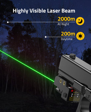 EZshoot Best Pistol Laser Sight with Highly Visible and Bright Laser Beam