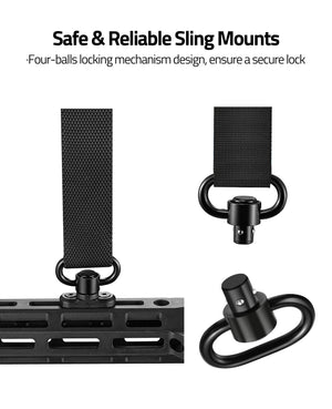 Safe and Reliable Sling Mounts for 2 Point Sling