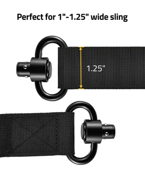 EZshoot Sling Swivels Perfect for 1-1.25 Inches Wide Rifle Sling