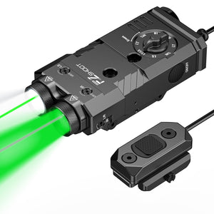 Loohs qalan – EZshoot 1600 Lumen 4-in-1 Rifle Flashlight (Green Laser, IR Laser, White Light, Green Light)