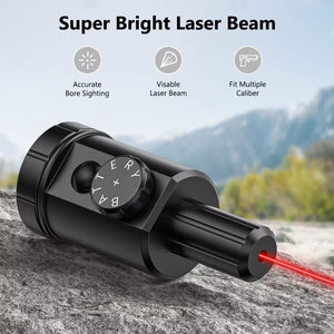 EZshoot Red Laser Magnetic Bore Sighter with Super Bright Laser Beam