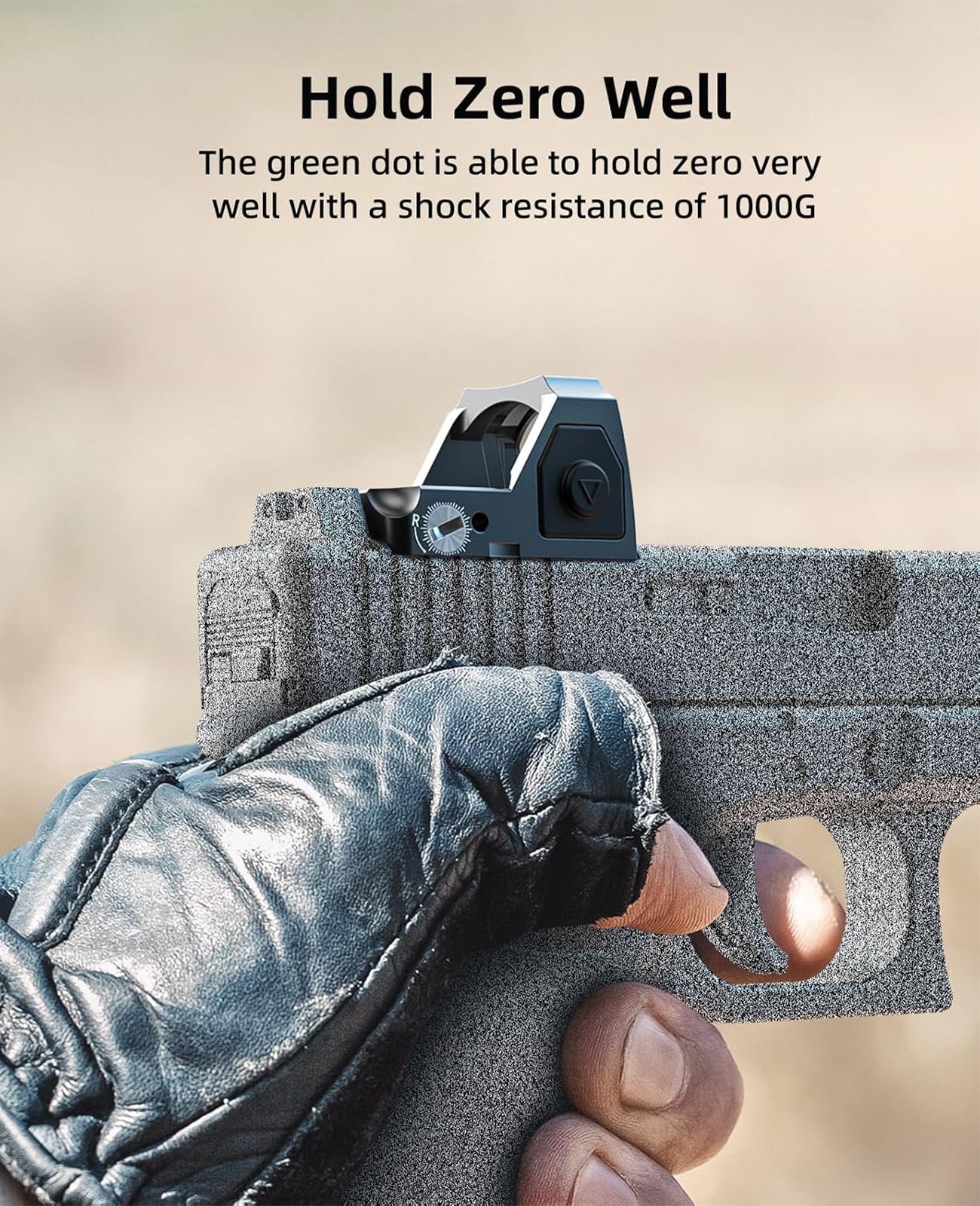 EZshoot Best Green Dot Sight for Pistols can Hold Zero Well